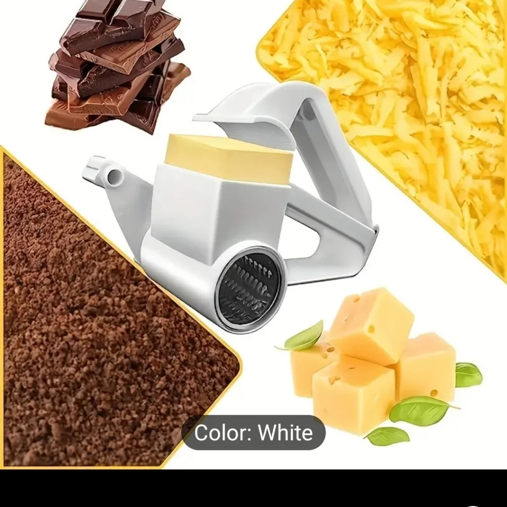Brand new white plastic grater.  Easy use. Easy clean
